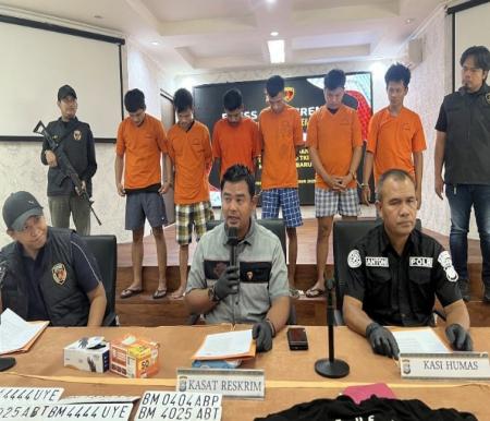 6 Anggota Sindikat Curanmor Pekanbaru Ditangkap Resmob Jembalang, Beraksi di 30 Lokasi  