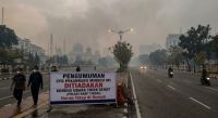CFD di Pekanbaru ditiadakan akibat kabut asap.(ilustrasi/gemini AI/halloriau.com)