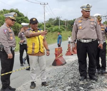 Penyisiran jalan rusak jelang arus mudik
