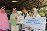 Pertamina EP Lirik gelar pasar murah.(foto: andi/halloriau.com)