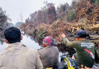 Personel Satpol PP Riau Kembali ke Pekanbaru usai bantu penanganan Karhutla di Dayun (foto/int)