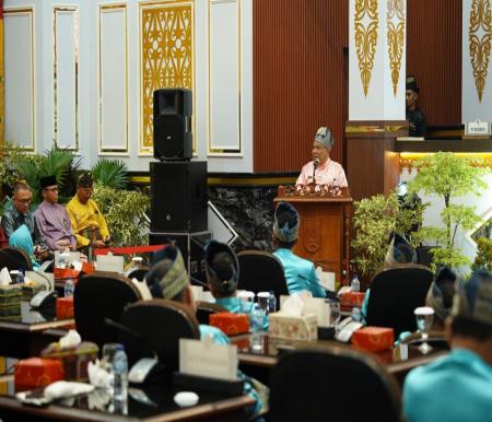 Pj Gubri, SF Hariyanto hadiri rapat Paripurna HUT Pekanbaru ke-240 tahun 2024 (foto/int)