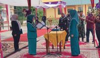 Pelantikan Ketua TP PKK Bangko.(foto: afirzal/halloriau.com)
