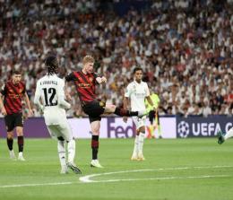 Hasil Liga Champions antara Real Madrid vs Manchester City. (Foto: Getty Images/Julian Finney)