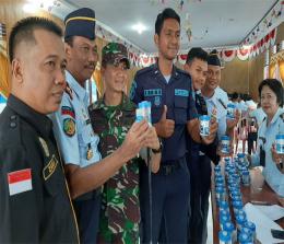 Tes urine pegawai Lapas Kelas IIA Tembilahan.