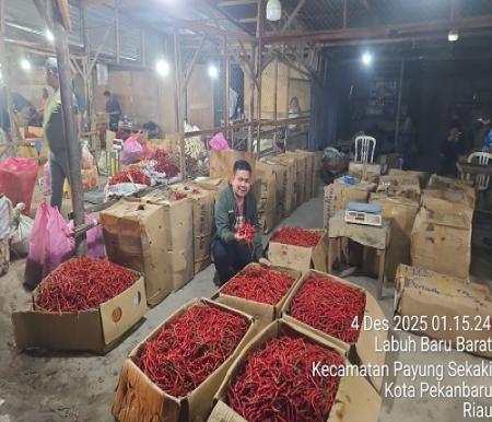 Pasar Murah BUMD PT Riau Pangan Bertuah, Cabai Merah Rp56 Ribu per Kilogram