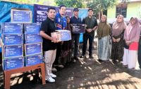 Lima kabupaten di NTT dapat bantuan XLSMART pasca bencana.(foto: istimewa)