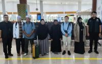 Enam calon jemaah haji diduga nonprosedural ditunda berangkat di Bandara Pekanbaru (foto/tribunpku)
