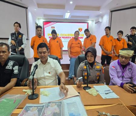 Jaringan perdagangan bayi di Pekanbaru dibongkar (foto/MC.Riau)