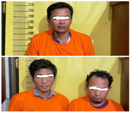 Polsek LBJ Inhu Bongkar Jaringan Narkoba, Pengedar dan Kurir Dibekuk hingga Pasir Penyu