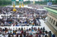 Ilustrasi Masjid Raya Annur Riau menggelar Salat Iduladha (foto/int)
