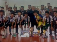 Tim Putra Kecamatan FC juarai Turnamen Futsal Polsek Bangko 2026.(foto: afrizal/halloriau.com)
