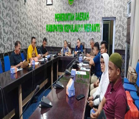 Forum komunikasi dilakukan BPJS Kesehatan Dumai dengan Pemkab Meranti (foto/ist)