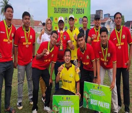 Tim Sekdakab Rohil juara III Silaturahmi Cup I 2024.(foto: afrizal/halloriau.com)