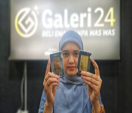 Sempat Turun, Harga Emas 1 Gram Galeri 24 Pegadaian Pekanbaru Melonjak Hari Ini