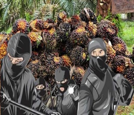 Polisi Amankan Pelaku Penggelapan 25 Tandan Sawit di Kebun PT Pesawon Raya Pelalawan