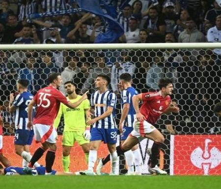 Porto vs MU berakhir imbang 3-3.