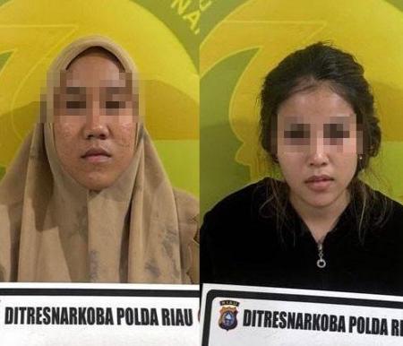 2 Wanita Muda dari Meranti Jadi Kurir Sabu 2 Kg, Upah Rp65 Juta Sekali Jalan!