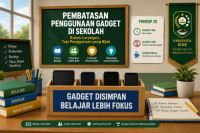 Ini aturan baru penggunaan gadget siswa di sekolah Kabupaten Siak.(ilustrasi/int)