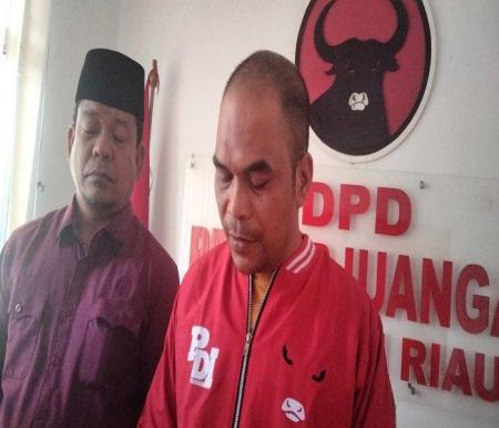 Sekretaris DPD PDIP Riau, Kaderismanto.(foto: tribunpekanbaru.com)