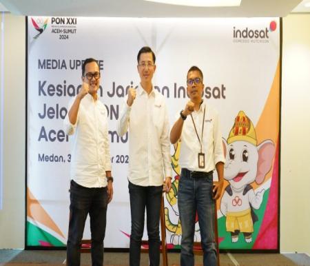 Indosat komitmen memberikan dukungan penuh sukseskan PON XXI Aceh-Sumut 2024 (foto/ist)