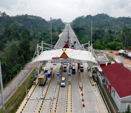 Tarif Tol Pekanbaru-XIII Koto Kampar 2025.(foto: rivo/halloriau.com)