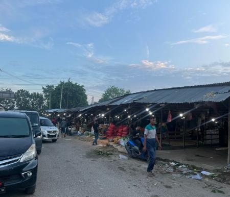 Pedagang di Terminal AKAP enggak direlokasi ke Pasar Induk Pekanbaru (foto/dini)