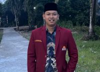 Ketua Umum PD Hima Persis Pelalawan, Agung Prayoga (foto/Andy)