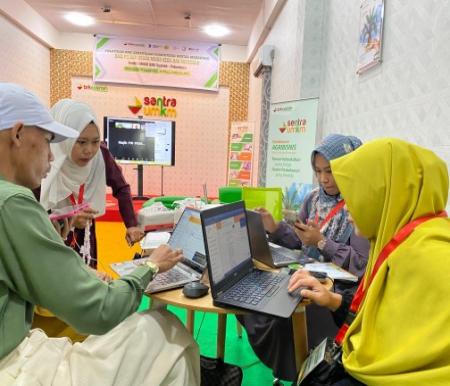 UMKM BRKSyariah di Pekanbaru mengikuti pelatihan dan sertifikasi Digital Marketing (foto/yuni)