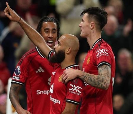 Manchester United Libas Brighton 4-2, Raih Tiga Kemenangan Beruntun di Premier League
