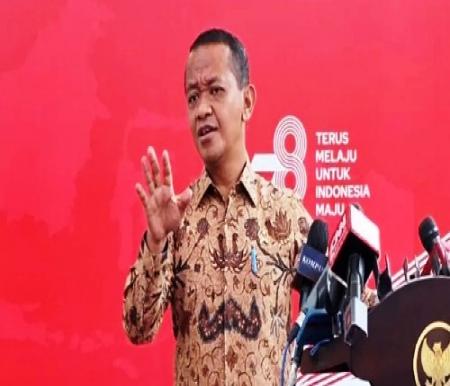 Menteri ESDM, Bahlil Lahadalia.(foto: int)