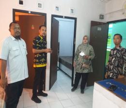 Tim Kemenag RI meninjau kesiapan EHA Riau jelang kedatangan JCH Riau.(foto: mcr)