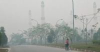 Kabut asap selimuti Pelalawan.(ilustrasi/int)