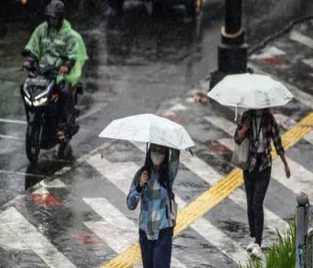Hujan ringan di Riau hari ini.(ilustrasi/int)