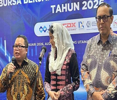 Hari Pertama Transaksi tahun 2026, ICDX catat volume transaksi 28.621 lot senilai Rp 130 Triliun