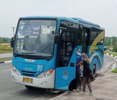 Layanan bus TMP Pekanbaru gratis mulai akhir pekan besok (foto/int)