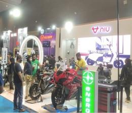 Pameran kendaraan listrik PERIKLINDO Electric Vehicle Show atau PEVS 2022 di JIEXPO Kemayoran