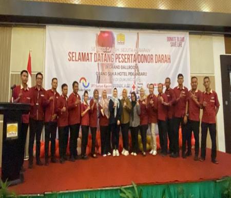 Rayakan Aniversary ke-8, Hotel Grand Suka Pekanbaru gelar donor darah massal (foto/int)