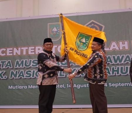 Pj Gubri Rahman Hadi, menargetkan prestasi gemilang bagi Kafilah Riau dalam MTQ Nasional XXX di Kalimantan Timur. 