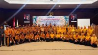 Bupati Pelalawan, Zukri melantik pengurus DPD AGPAII Masa Bakti 2025–2027 (foto/Andy)