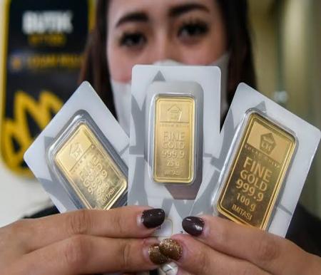 Ilustrasi harga emas Antam di Pekanbaru meroket (foto/int)