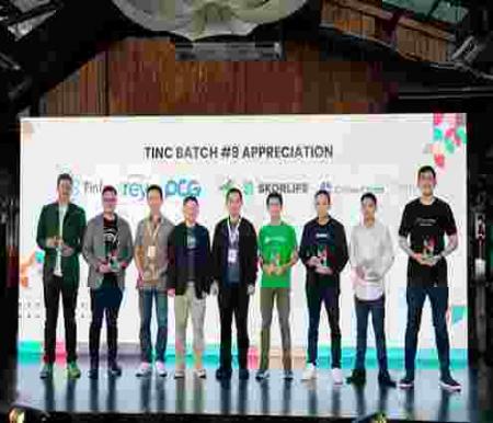 Tujuh startup dari TINC Batch 9, yakni PrimaKu, Rey.ID, Skorlife, Peacom, Finfra, CarbonEthics, dan myECO mendapat manfaat dari kemitraan Telkomsel Ventures dengan AppWorks.(foto: istimewa)