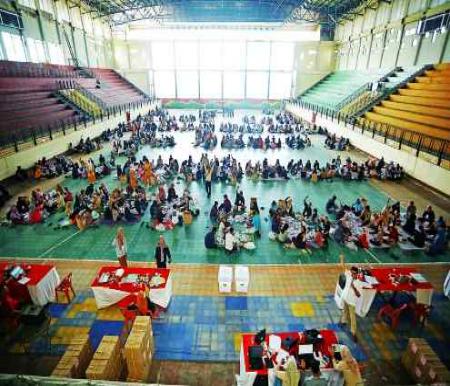 KPU Riau mulai melakukan pelipatan surat suara untuk Pilkada Serentak 2024.(foto: mcr)