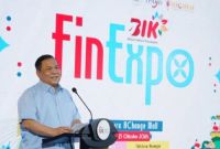 SF Hariyanto buka Financial Expo dan puncak bulan inklusi keuangan 2026.