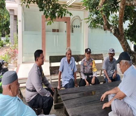 Polsek Simpang Kanan Adakan Cooling System Pemilu Damai Kemasyarakat Datuk Paduka