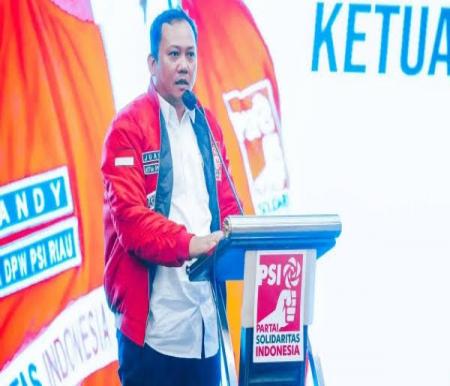 Ketua DPW PSI Riau, Juandy Hutauruk menyatakan buka pintu koalisi semua partai (foto/int)