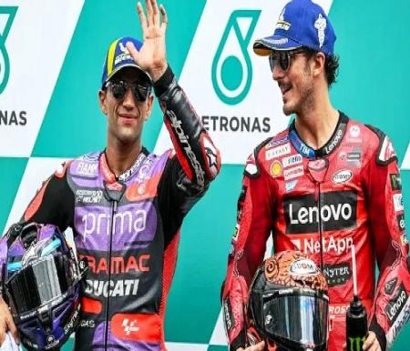 Jorge Martin dan Francesco Bagnaia.(foto: int)