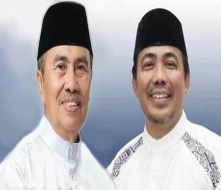 Pasangan bacalon Gubernur Riau dan Wakil Gubernur Riau, Syamsuar-Mawardi. 