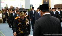 Jenderal Listyo Sigit resmi dilantik Prabowo sebagai Kepala Staf Kepresidenan (foto/ist)