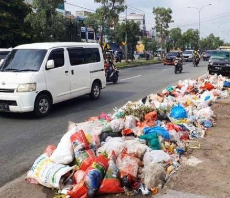 Sampah di Pekanbaru.(ilustrasi/int)